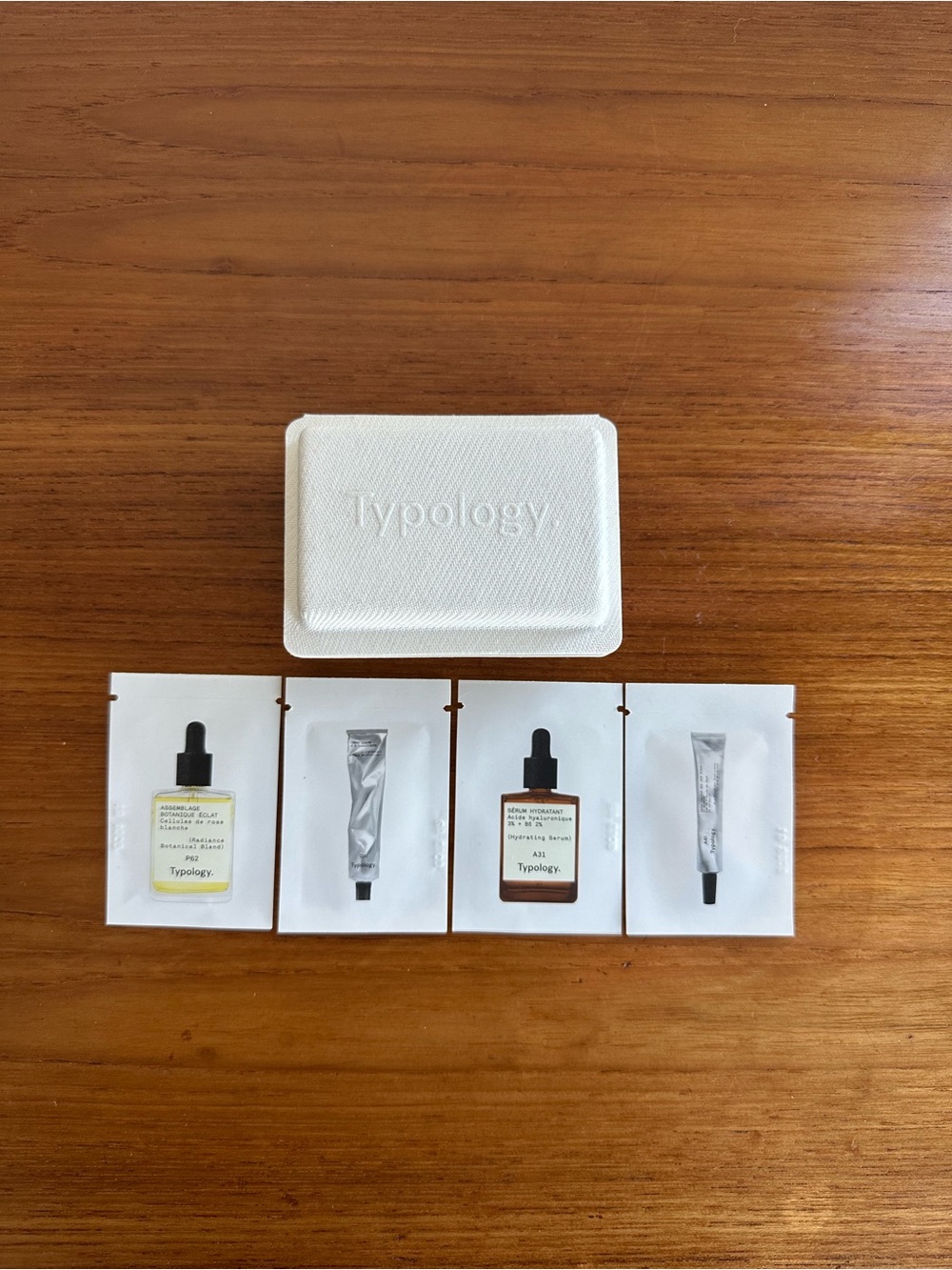 Typology 5 Piece Face Care Starter Pack - Made in France- Sample Size